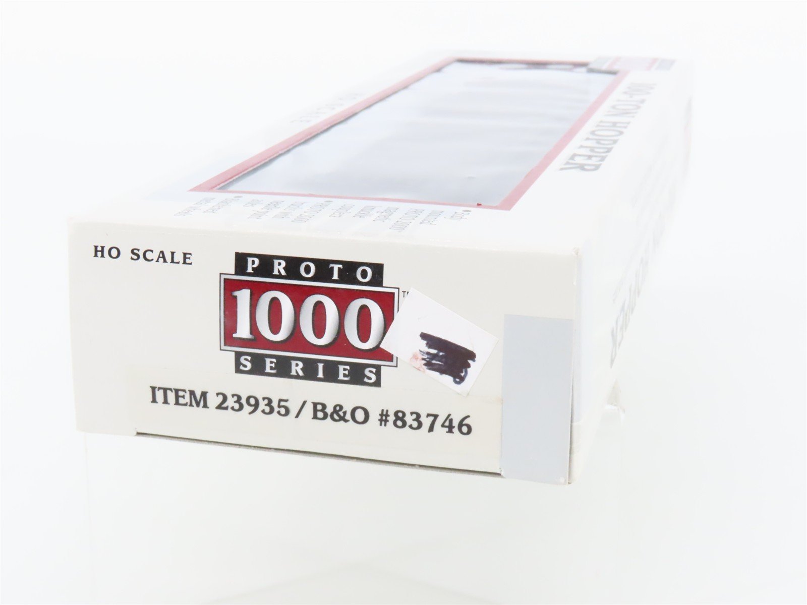 HO Scale PROTO 1000 23935 B&O Baltimore & Ohio Railroad 3-Bay Open Hopper #83746