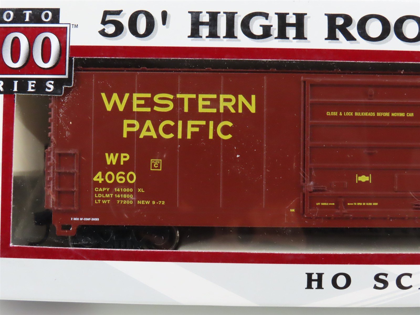 HO Scale PROTO 1000 23947 WP Western Pacific 50' Single Door Box Car #4060
