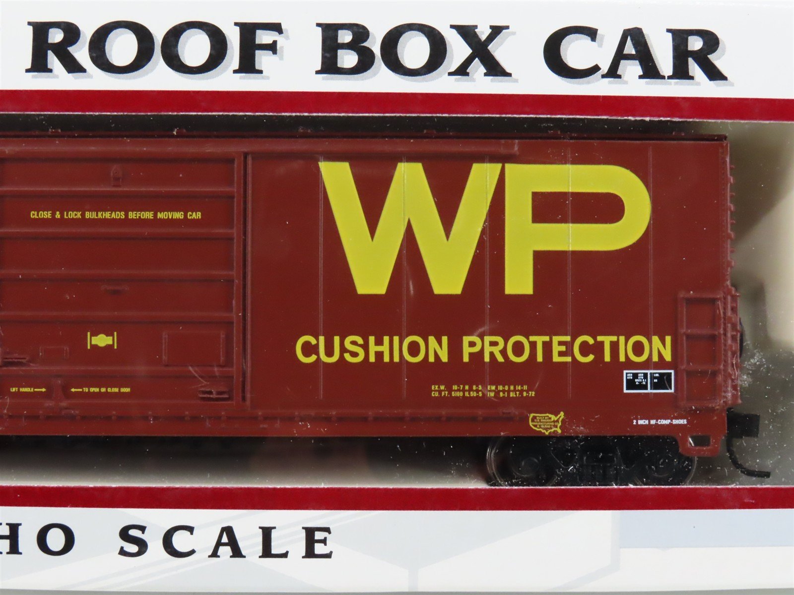 HO Scale PROTO 1000 23947 WP Western Pacific 50' Single Door Box Car #4060
