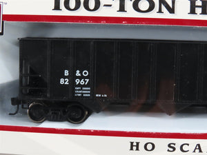 HO Scale PROTO 1000 23934 B&O Baltimore & Ohio Railroad 3-Bay Open Hopper #82967