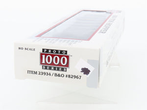 HO Scale PROTO 1000 23934 B&O Baltimore & Ohio Railroad 3-Bay Open Hopper #82967
