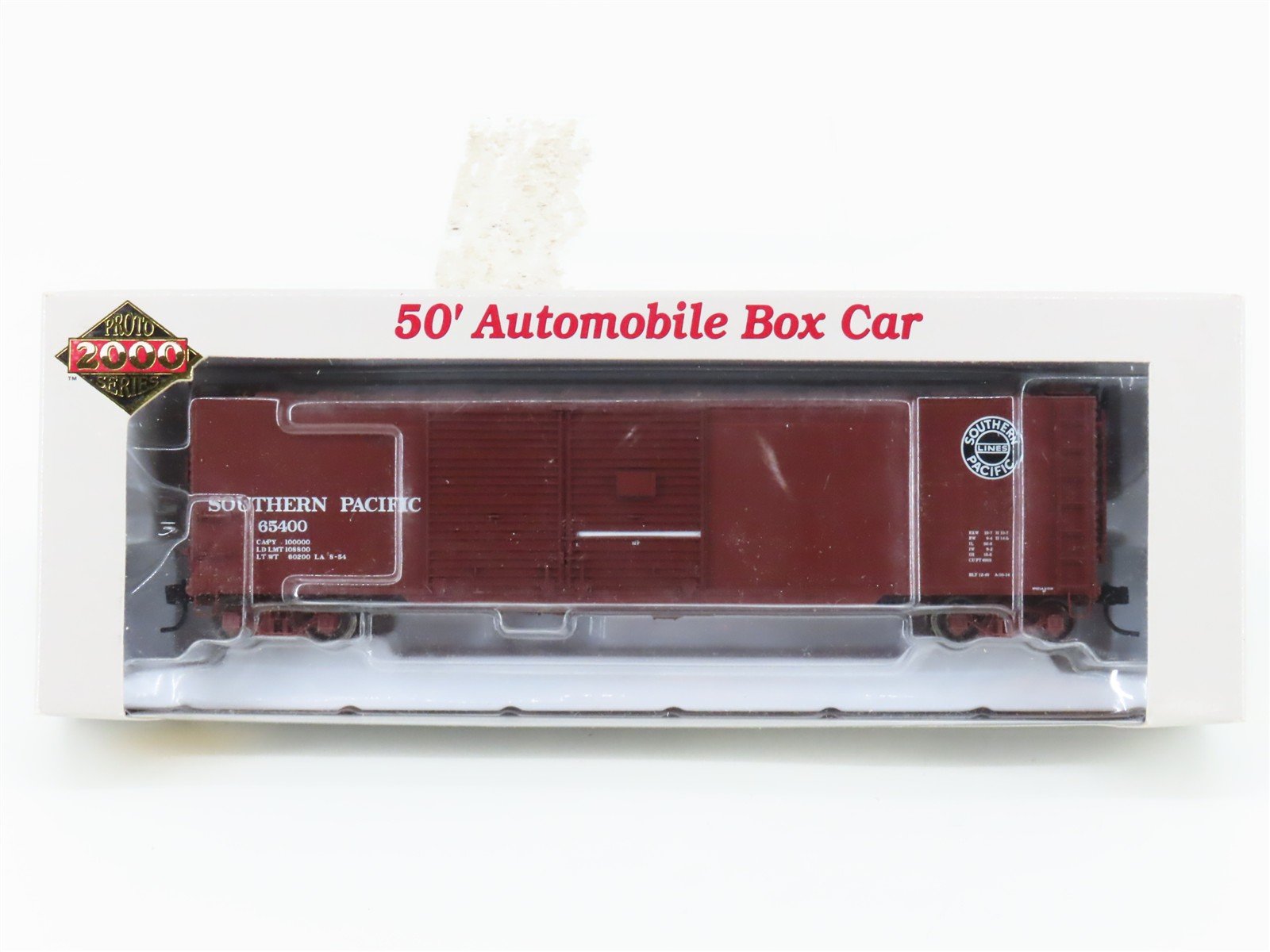 HO Scale PROTO 2000 30382 SP Southern Pacific 50' Automobile Box Car #65400