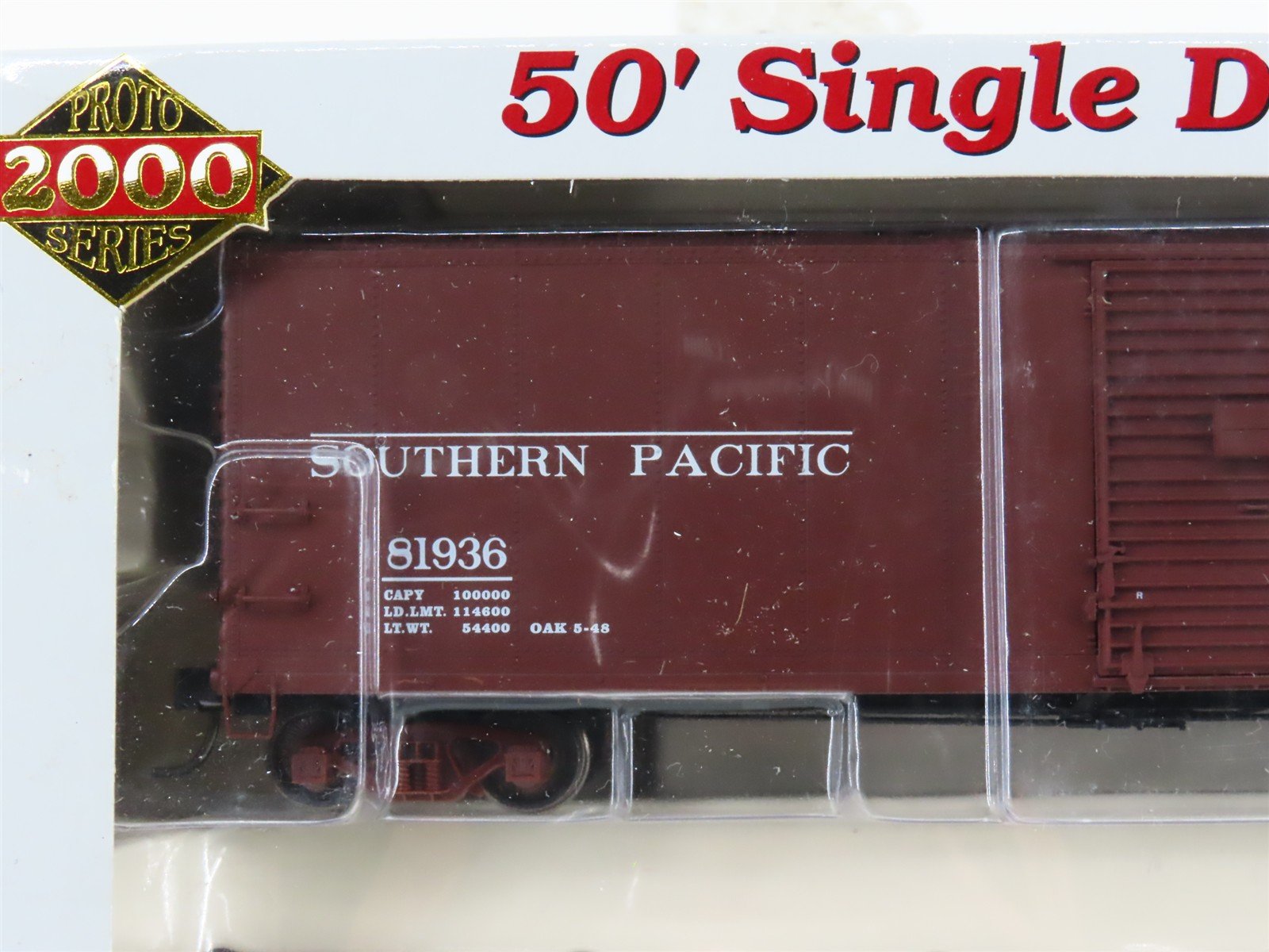 HO Scale PROTO 2000 920-54287 SP Southern Pacific 50' Single Door Box Car #81936