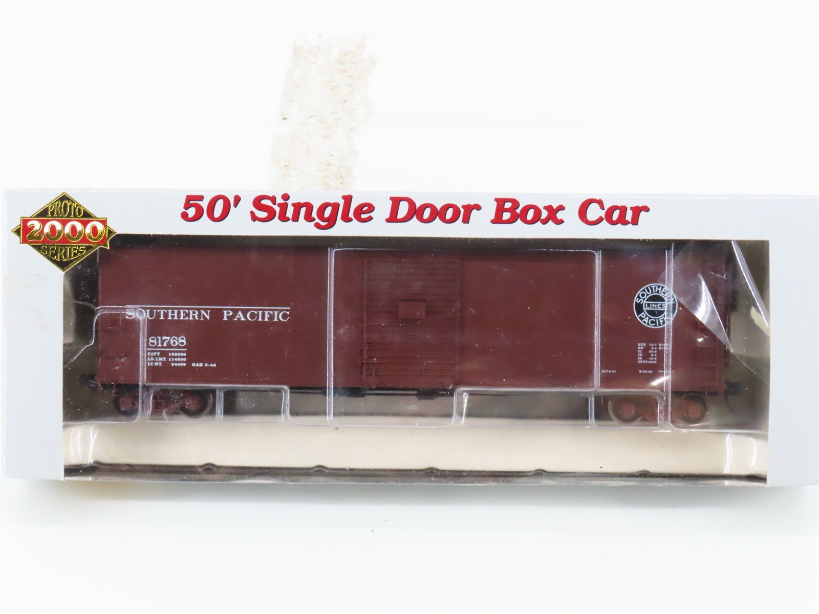 HO Scale PROTO 2000 920-54286 SP Southern Pacific 50' Single Door Box Car #81768