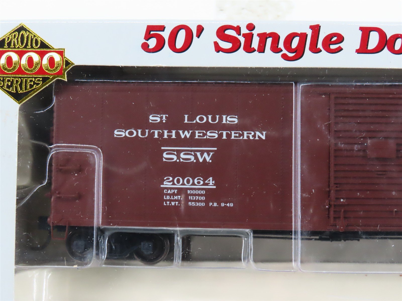 HO PROTO 2000 920-54284 SSW Cotton Belt Route 50' Single Door Box Car #20064