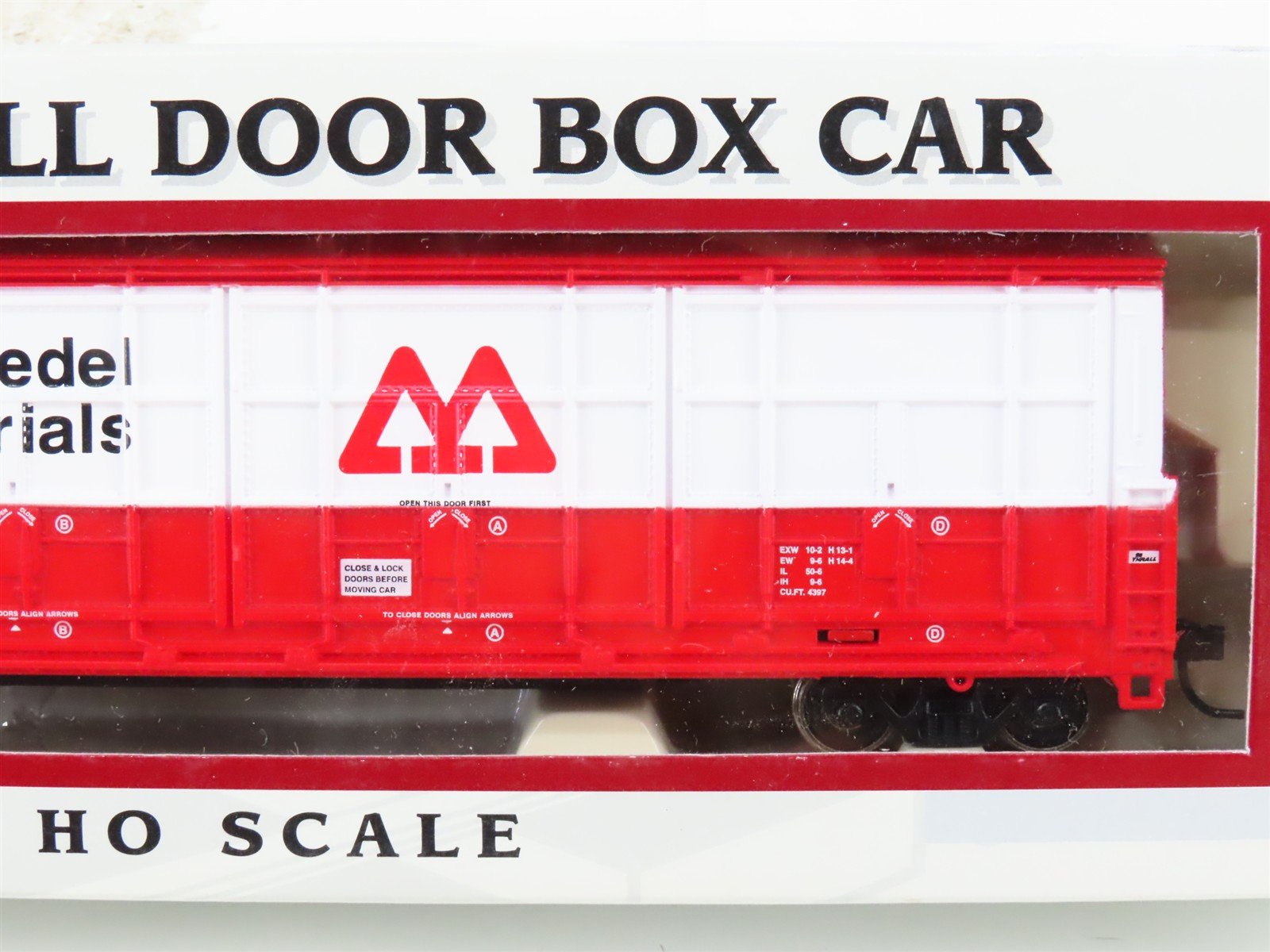 HO Scale PROTO 1000 23936 LUNX MacMillan Bloedel 60' Thrall Door Box Car #4323