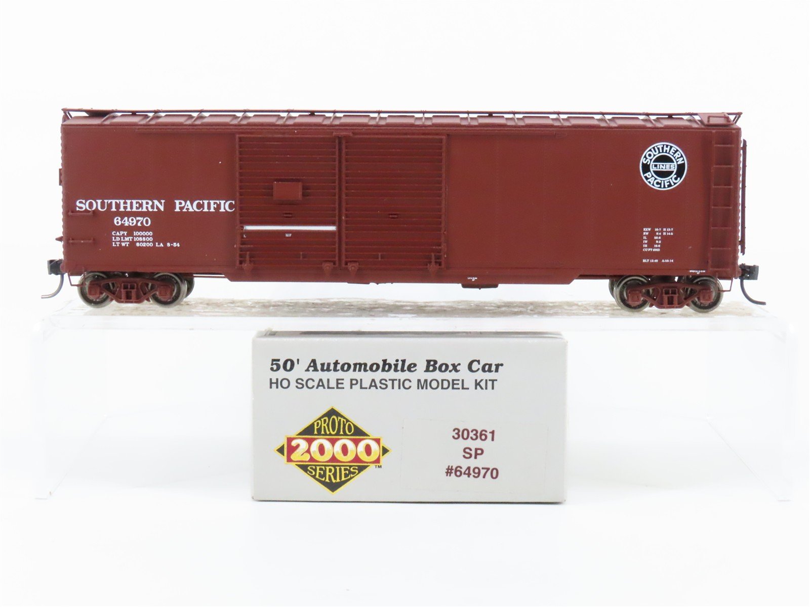 HO Scale PROTO 2000 30361 SP Southern Pacific 50' Automobile Box Car #64970