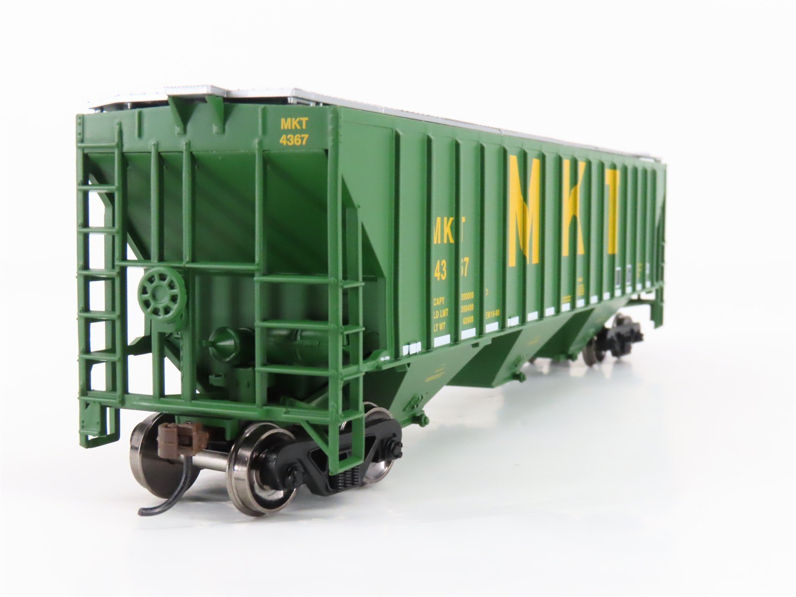 HO Scale Athearn ATH18787 MKT Missouri Kansas Texas 3-Bay Covered Hopper #4367