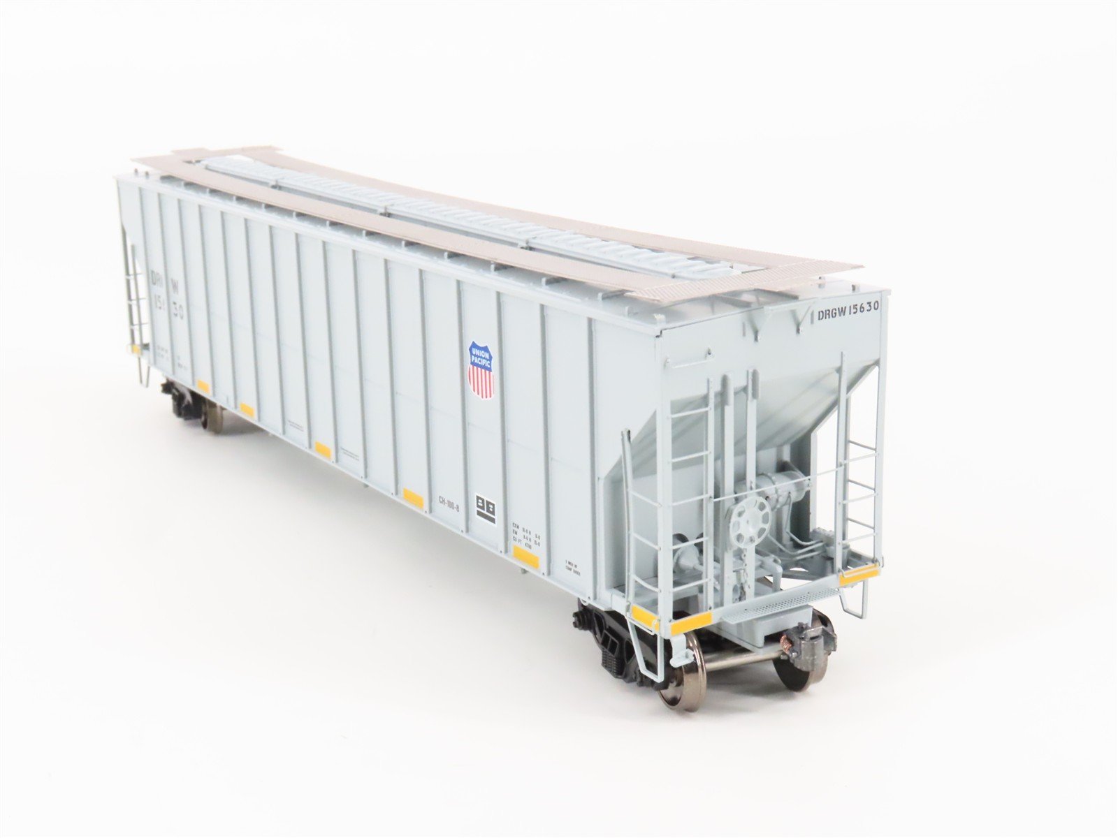 HO Scale Athearn ATH81567 DRGW Rio Grande 54' 3-Bay Covered Hopper #15630