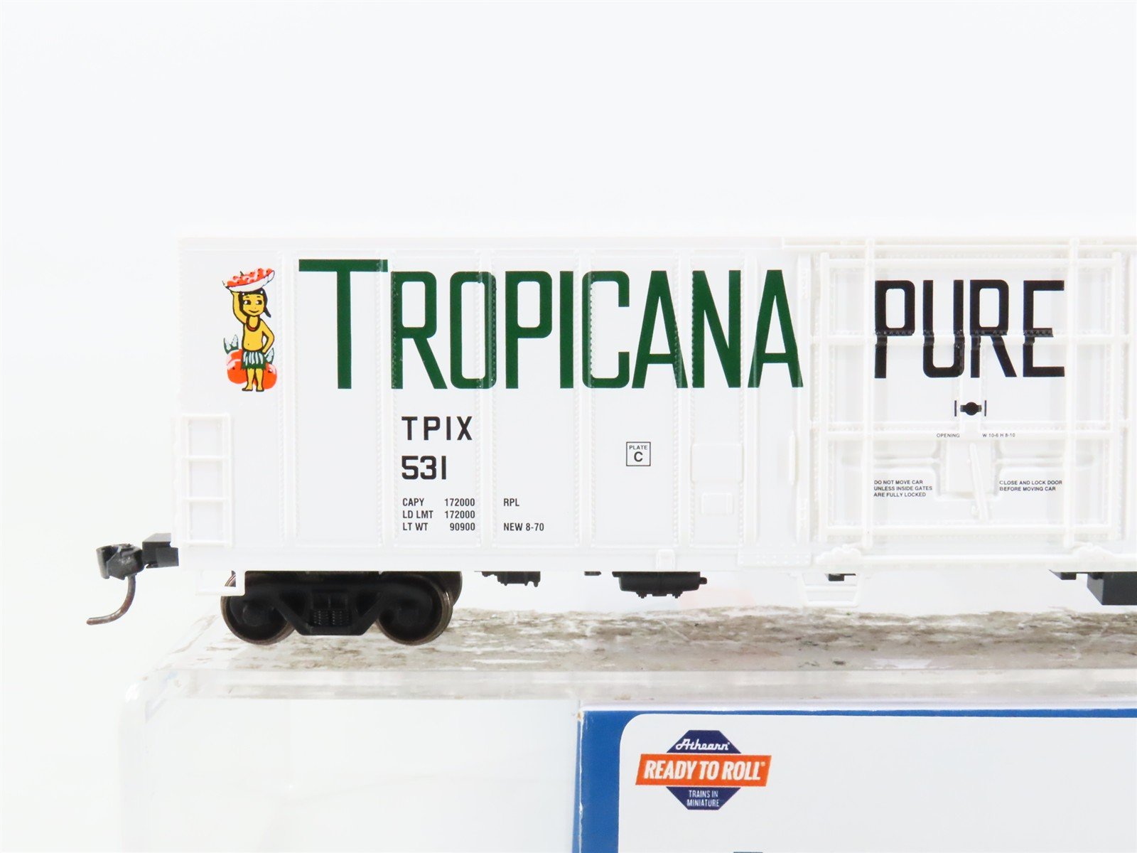 HO Scale Athearn ATH71054 TPIX Tropicana Orange Juice 57' Mechanical Reefer #531