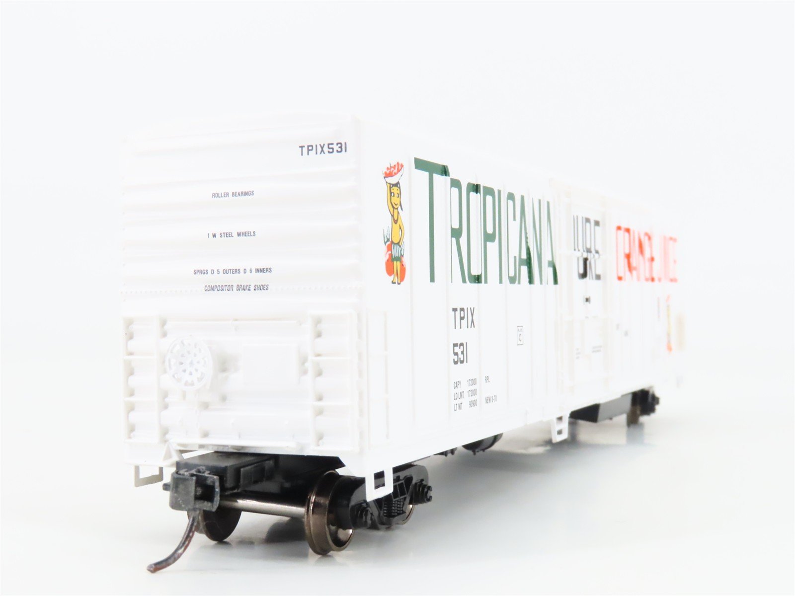 HO Scale Athearn ATH71054 TPIX Tropicana Orange Juice 57' Mechanical Reefer #531