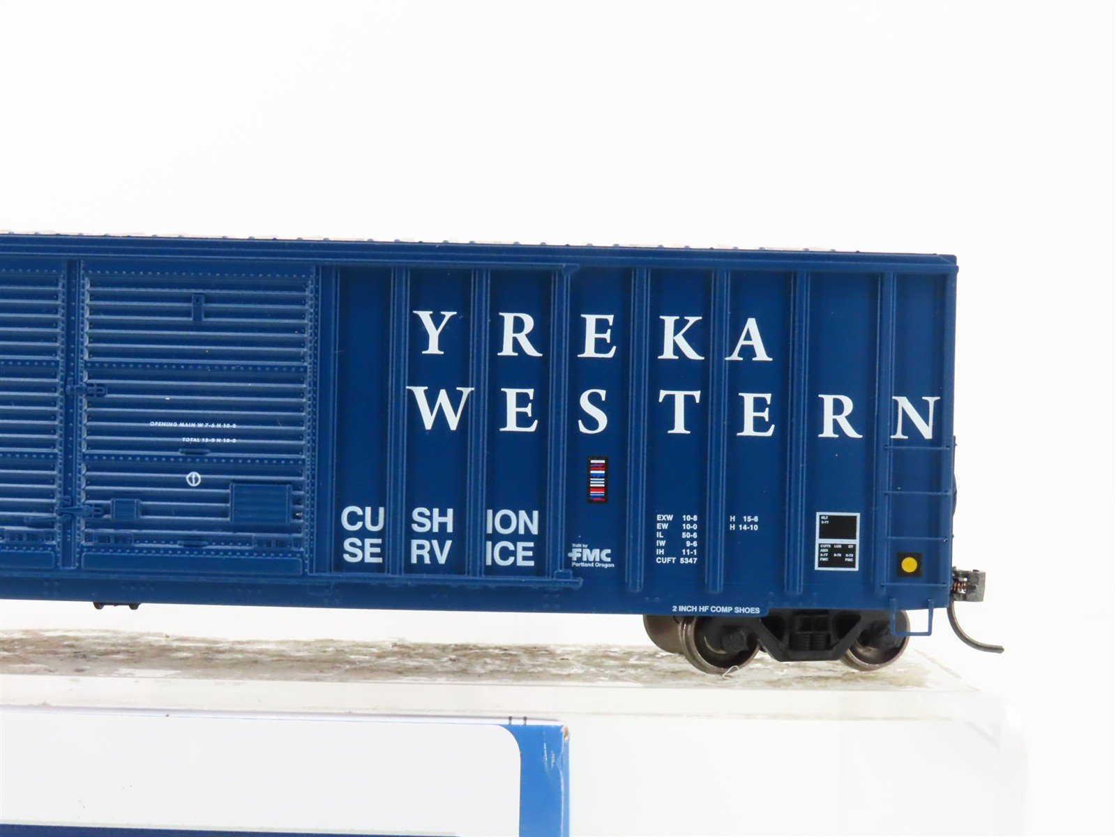 HO Scale Athearn ATH98516 YW Yreka Western 50' Double Door Box Car #25108