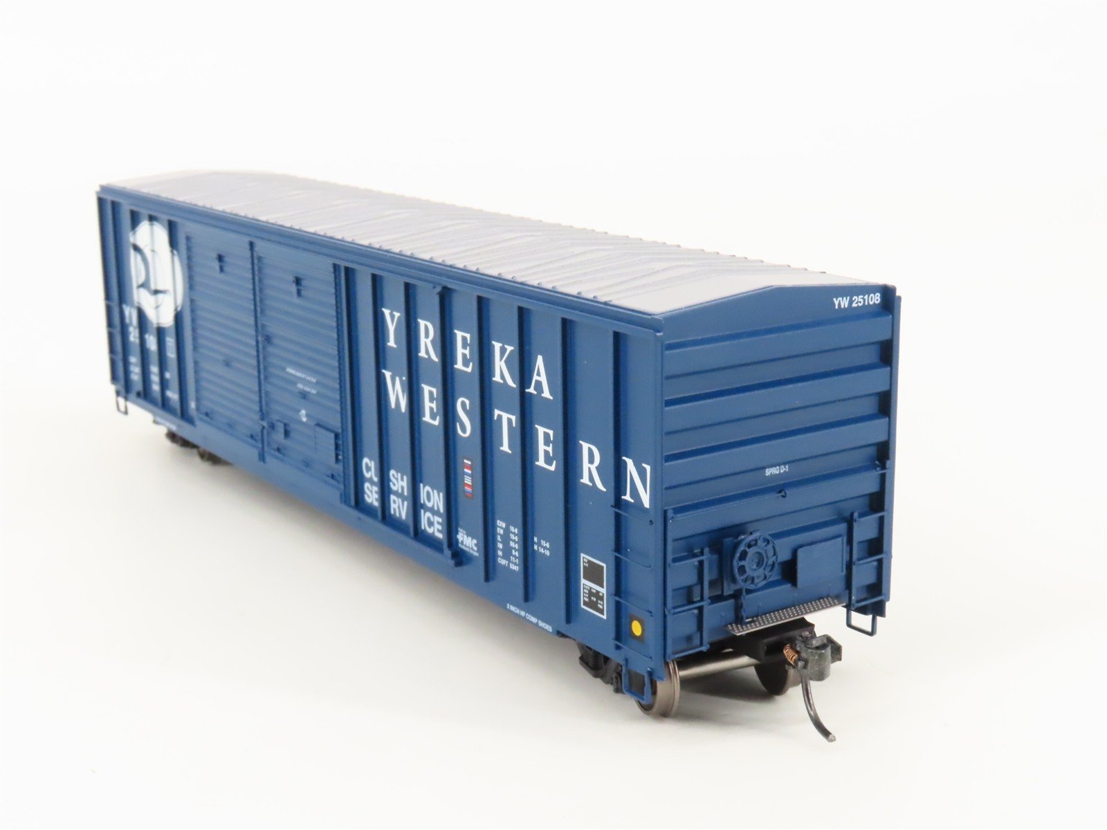 HO Scale Athearn ATH98516 YW Yreka Western 50' Double Door Box Car #25108