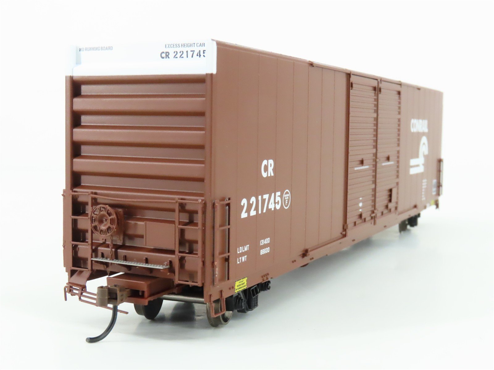 HO Scale Athearn ATH90568 CR Conrail 60' High Cube Double Door Box Car #221745