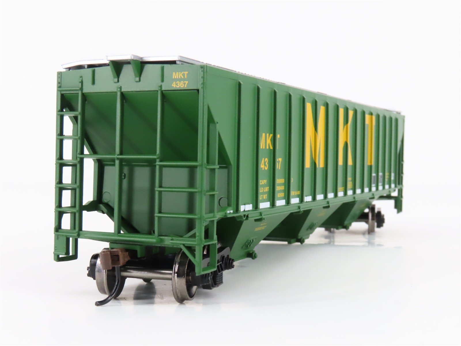 HO Scale Athearn ATH18787 MKT Missouri Kansas Texas 3-Bay Covered Hopper #4367