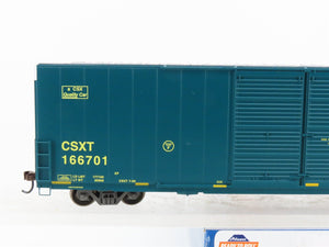 HO Scale Athearn ATH90572 CSXT 60' FMC High Cube Double Door Box Car #166701