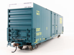 HO Scale Athearn ATH90572 CSXT 60' FMC High Cube Double Door Box Car #166701