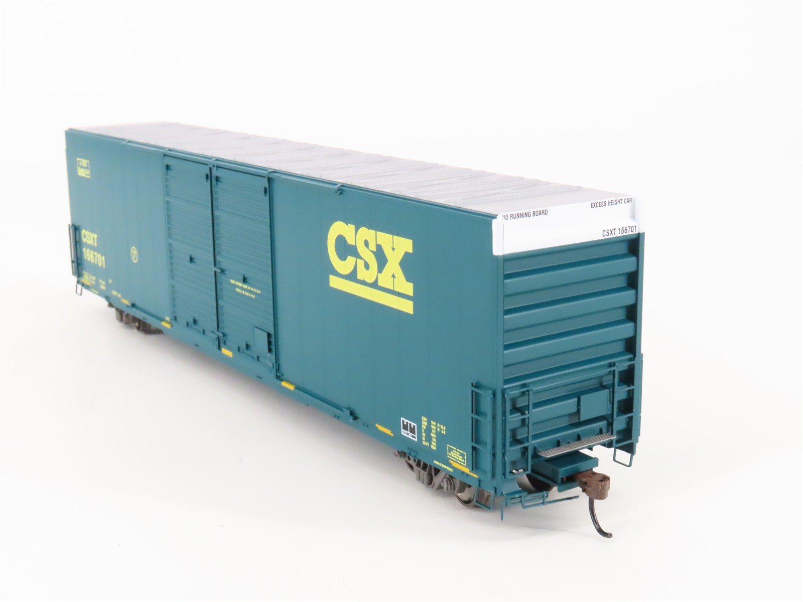 HO Scale Athearn ATH90572 CSXT 60' FMC High Cube Double Door Box Car #166701
