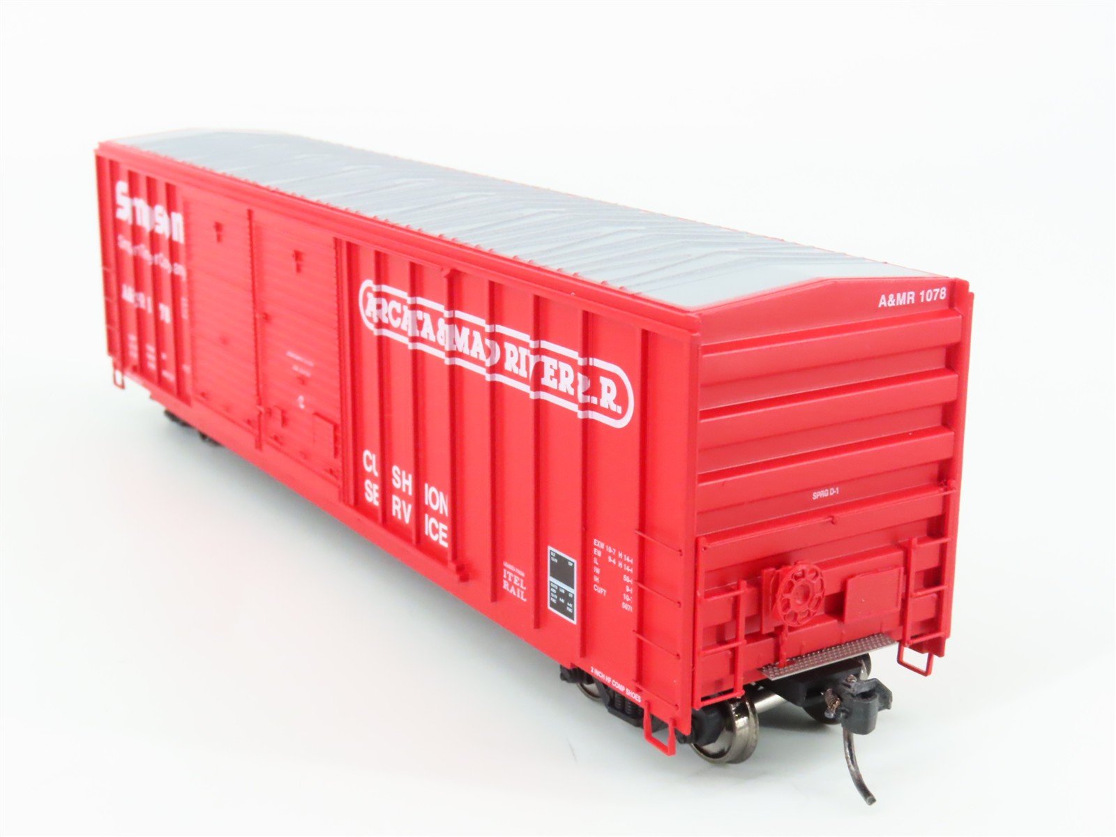 HO Scale Athearn ATH98512 A&MR Arcata & Mad River 50' Double Door Box Car #1078