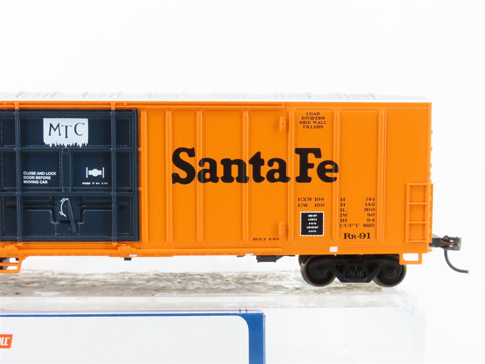 HO Scale Athearn ATH71040 SFRC Santa Fe Railroad 57' Mechanical Reefer #55494