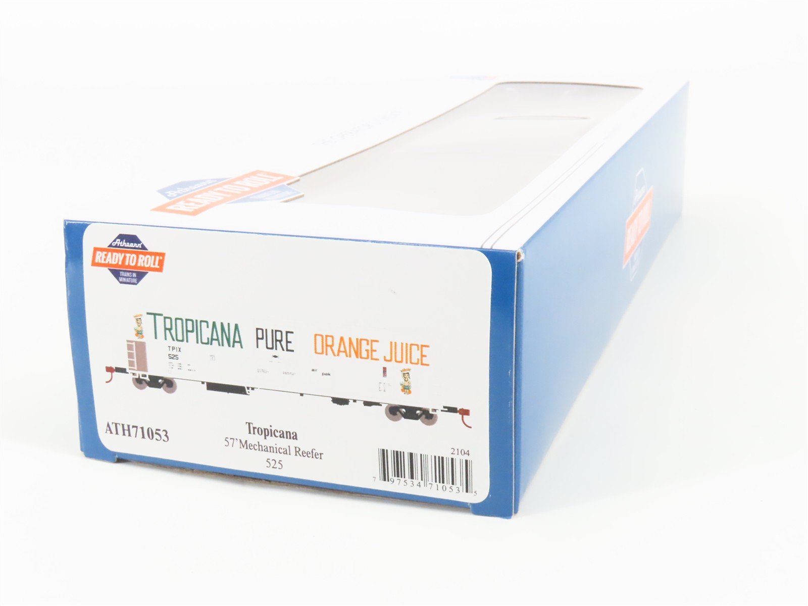 HO Scale Athearn ATH71053 TPIX Tropicana Orange Juice 57' Mechanical Reefer #525