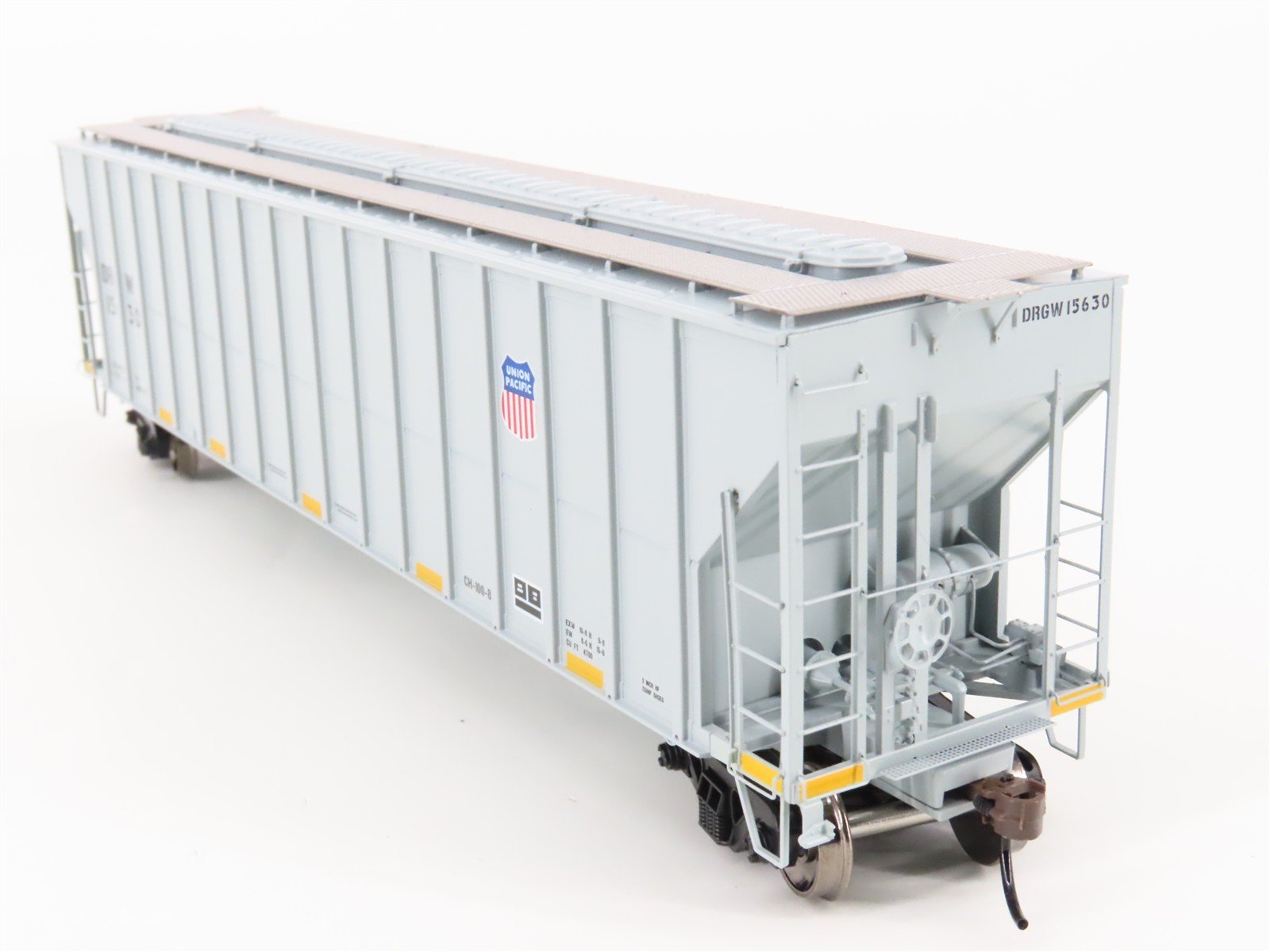 HO Scale Athearn ATH81567 UP DRGW Rio Grande 54' 3-Bay Covered Hopper #15630