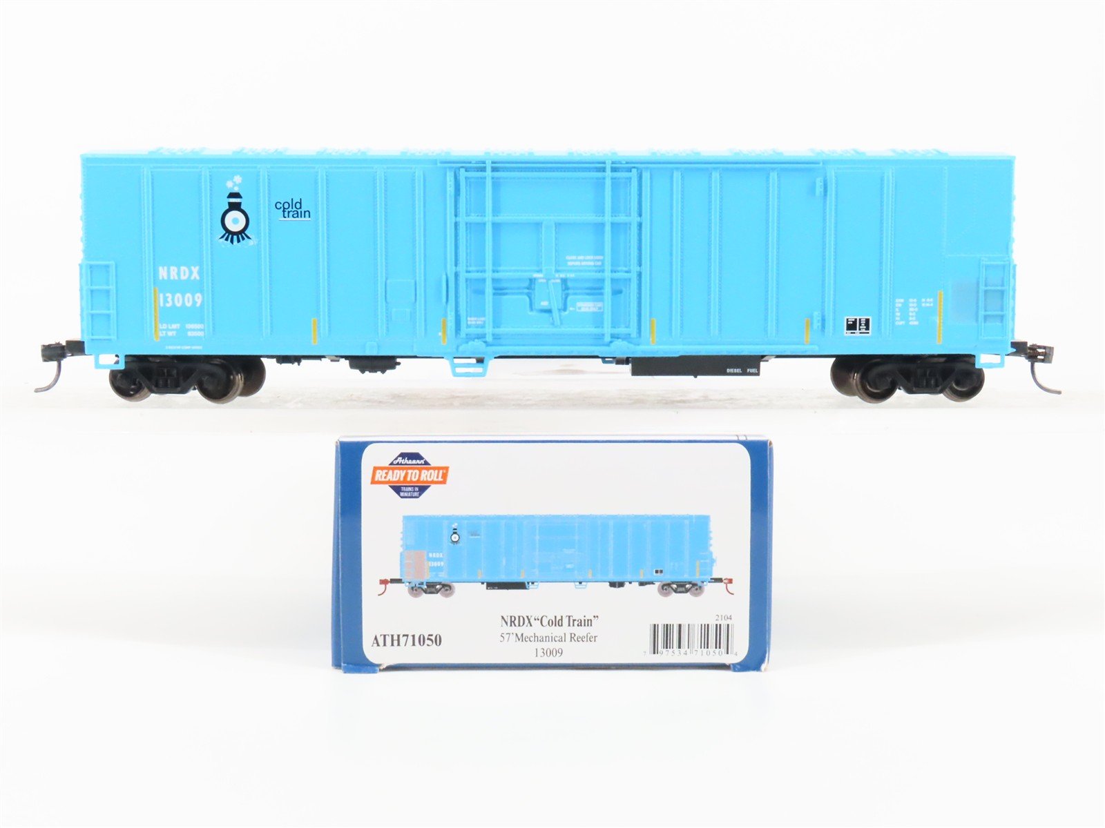 HO Scale Athearn ATH71050 NRDX Cold Train 57' Mechanical Reefer #13009
