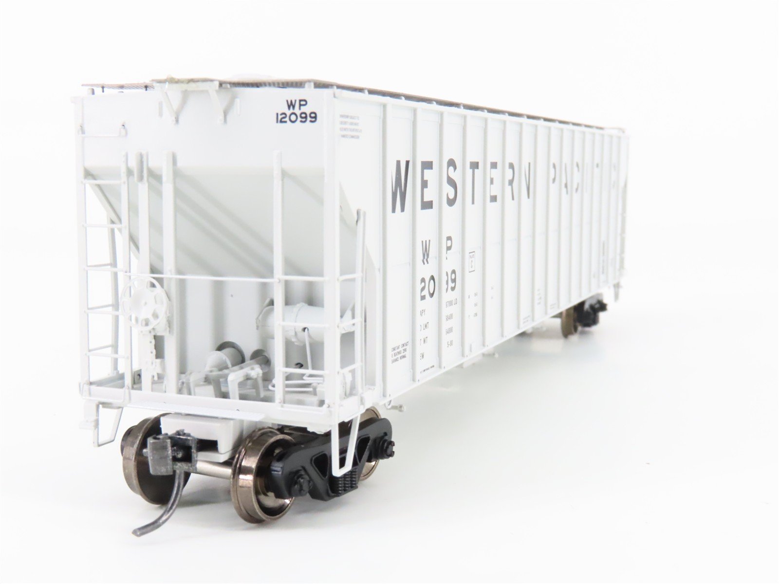 HO Scale Athearn ATH81576 WP Western Pacific 54' Covered 3-Bay Hopper #12099