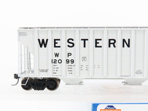 HO Scale Athearn ATH81576 WP Western Pacific 54' Covered 3-Bay Hopper #12099