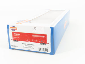 HO Scale Athearn ATH98512 A&MR Arcata & Mad River 50' Double Door Box Car #1078