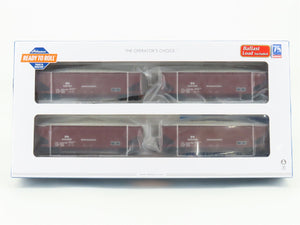 HO Athearn ATH7083 BN Burlington Northern Offset Ballast Hopper 4-Pack Sealed