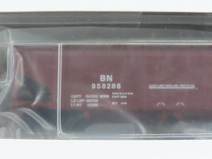 HO Athearn ATH7083 BN Burlington Northern Offset Ballast Hopper 4-Pack Sealed