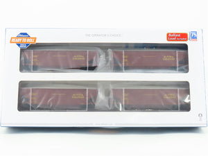 HO Athearn ATH7081 ARR Alaska Railroad 40' Offset Ballast Hopper 4-Pack Sealed