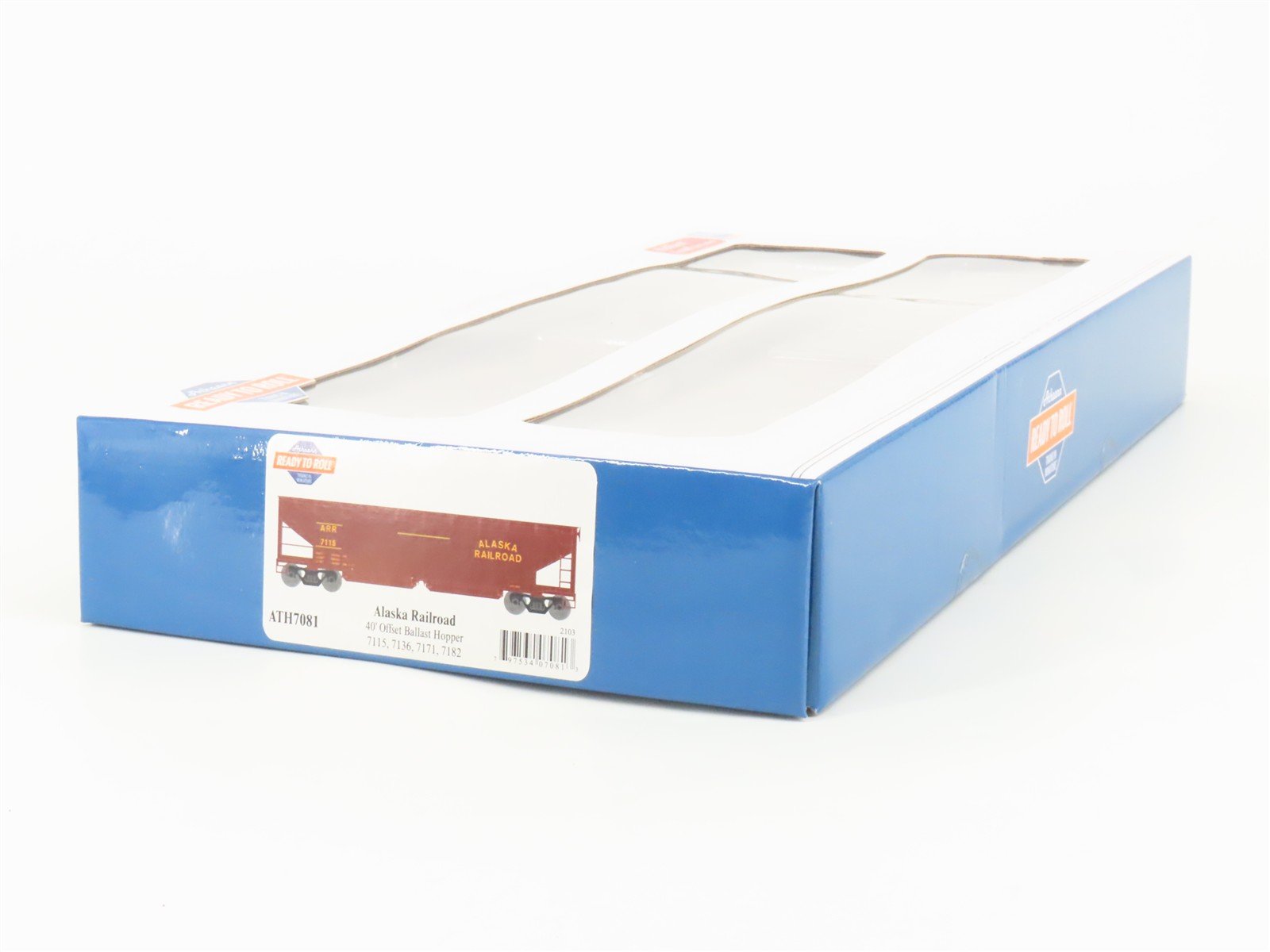 HO Athearn ATH7081 ARR Alaska Railroad 40' Offset Ballast Hopper 4-Pack Sealed