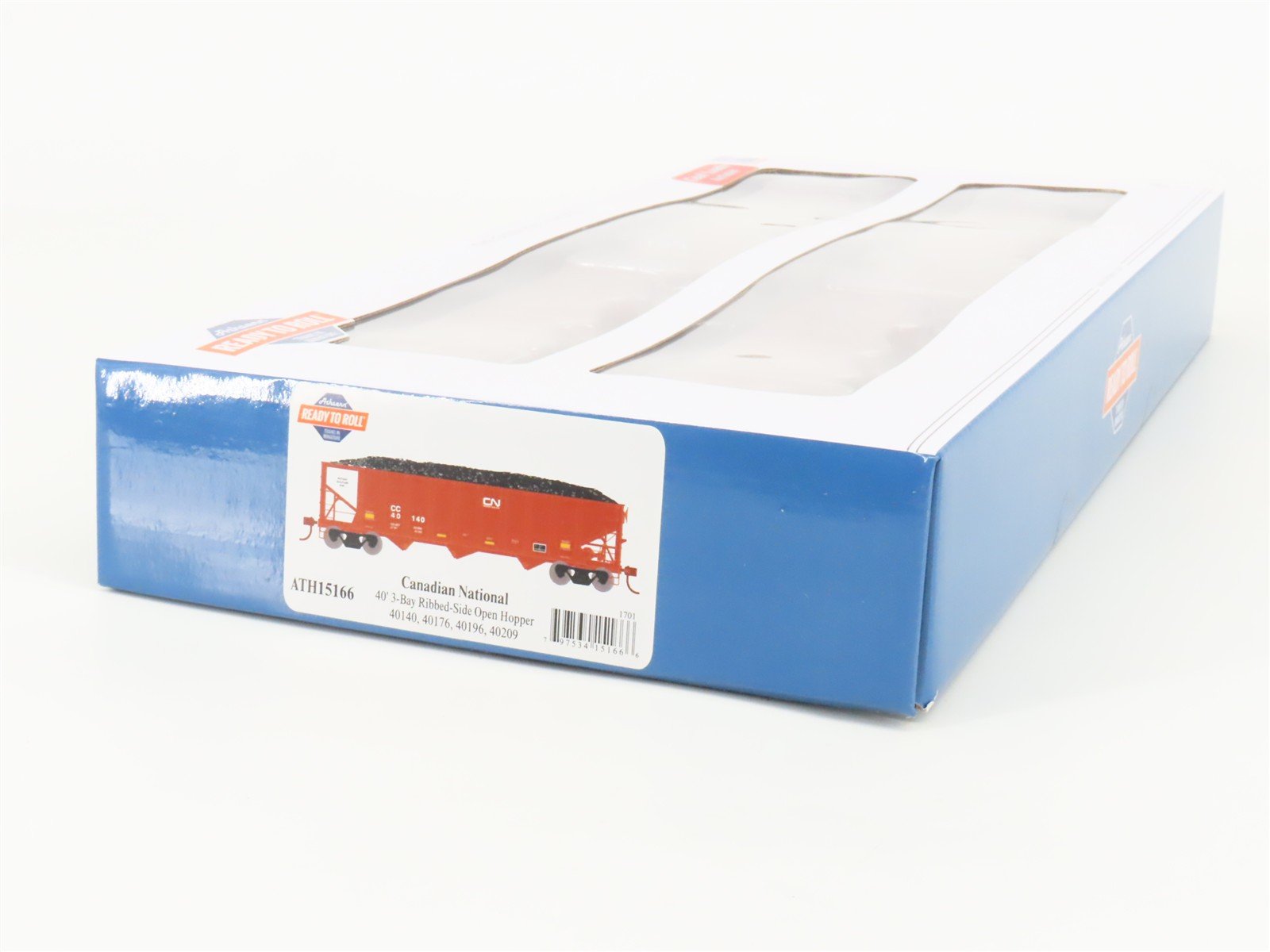HO Scale Athearn ATH15166 CC CN Canadian National 40' 3-Bay Hopper 4-Pack Sealed
