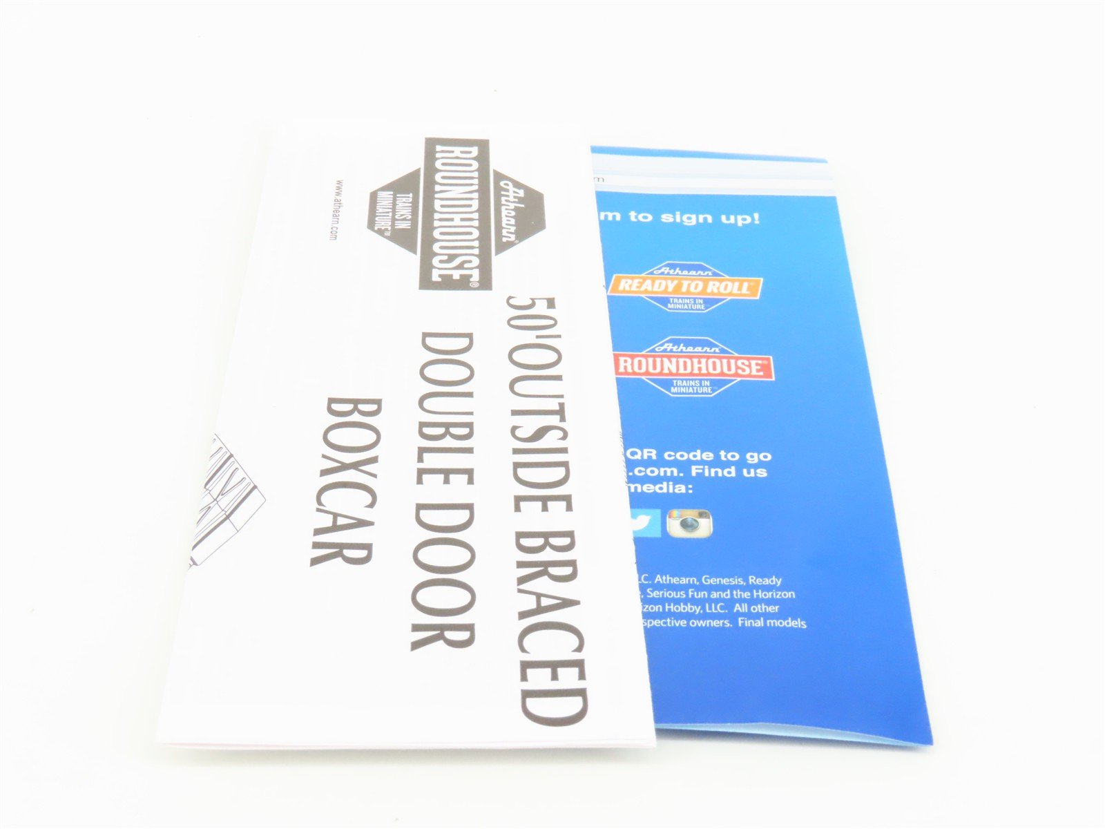 HO Scale Athearn Roundhouse RND97981 CNA Canadian National 50' Box Car #555054
