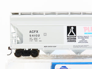 HO Athearn Roundhouse RND1198 ACFX Plexiglas 4-Bay Centerflow Hopper #54102
