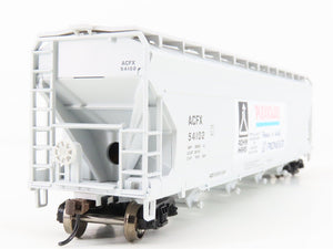 HO Athearn Roundhouse RND1198 ACFX Plexiglas 4-Bay Centerflow Hopper #54102