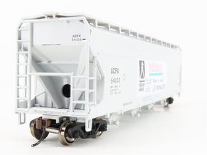 HO Athearn Roundhouse RND1198 ACFX Plexiglas 4-Bay Centerflow Hopper #54102
