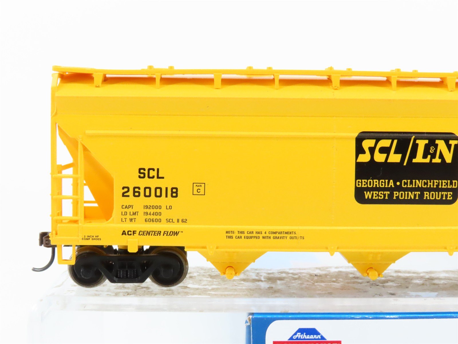 HO Athearn Roundhouse RND1181 SCL/L&N Family Lines System 4-Bay Hopper #260018