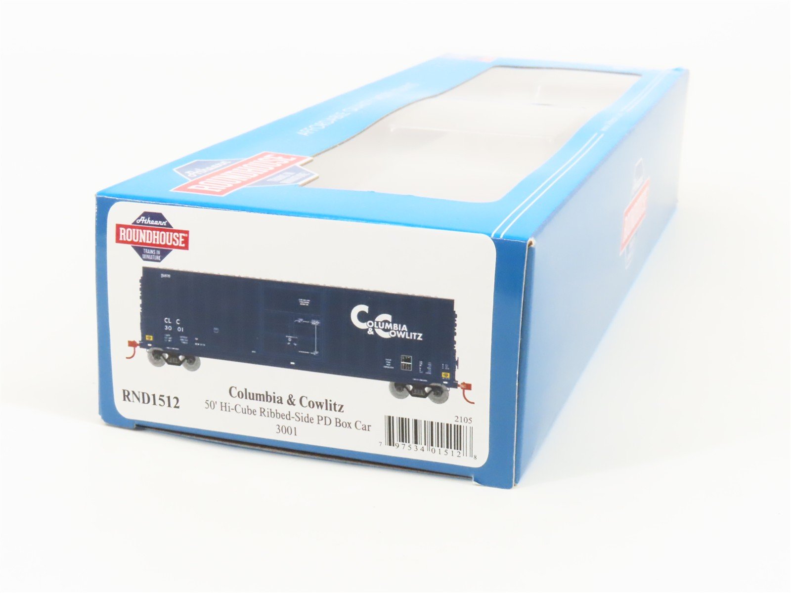 HO Scale Athearn Roundhouse RND1512 CLC Columbia & Cowlitz 50' Box Car #3001
