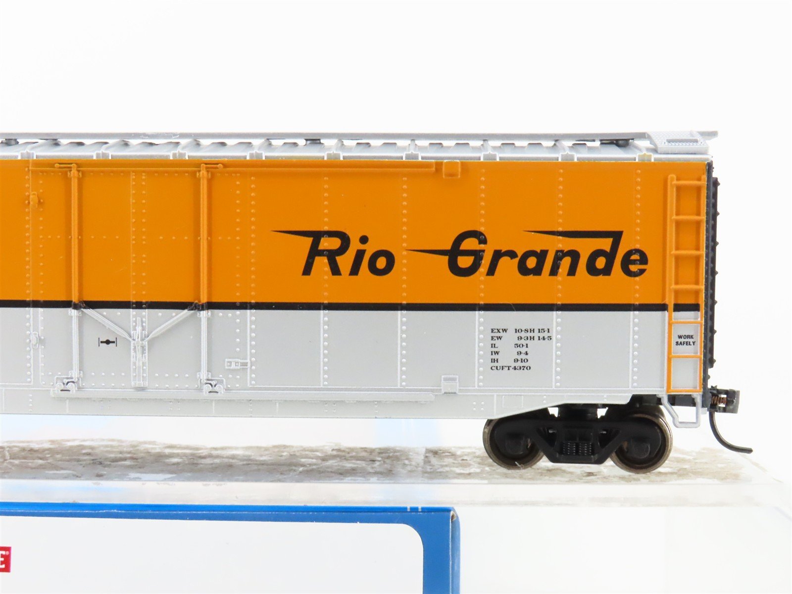 HO Scale Athearn Roundhouse RND1138 D&RGW Rio Grande Railroad 50' Box Car #60937