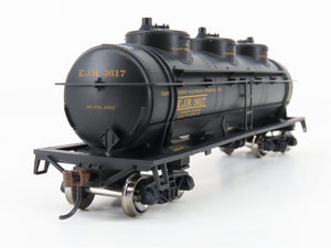 HO Athearn Roundhouse RND3182 EJR East Jersey Railroad Triple Dome Tank Car 3617