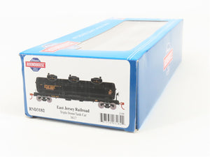 HO Athearn Roundhouse RND3182 EJR East Jersey Railroad Triple Dome Tank Car 3617