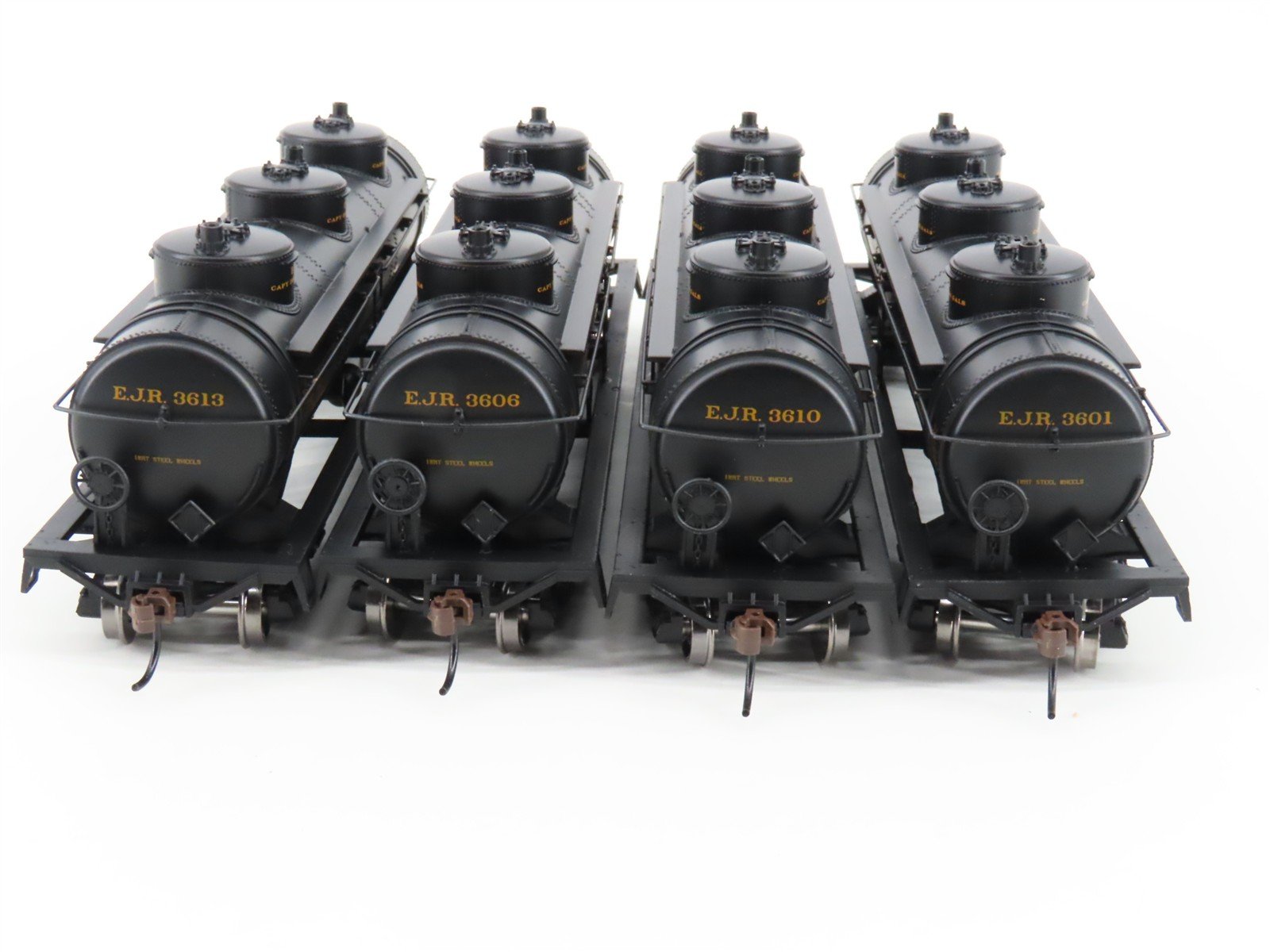 HO Scale Athearn Roundhouse RND3183 EJR East Jersey Railroad Tank Car 4-Pack