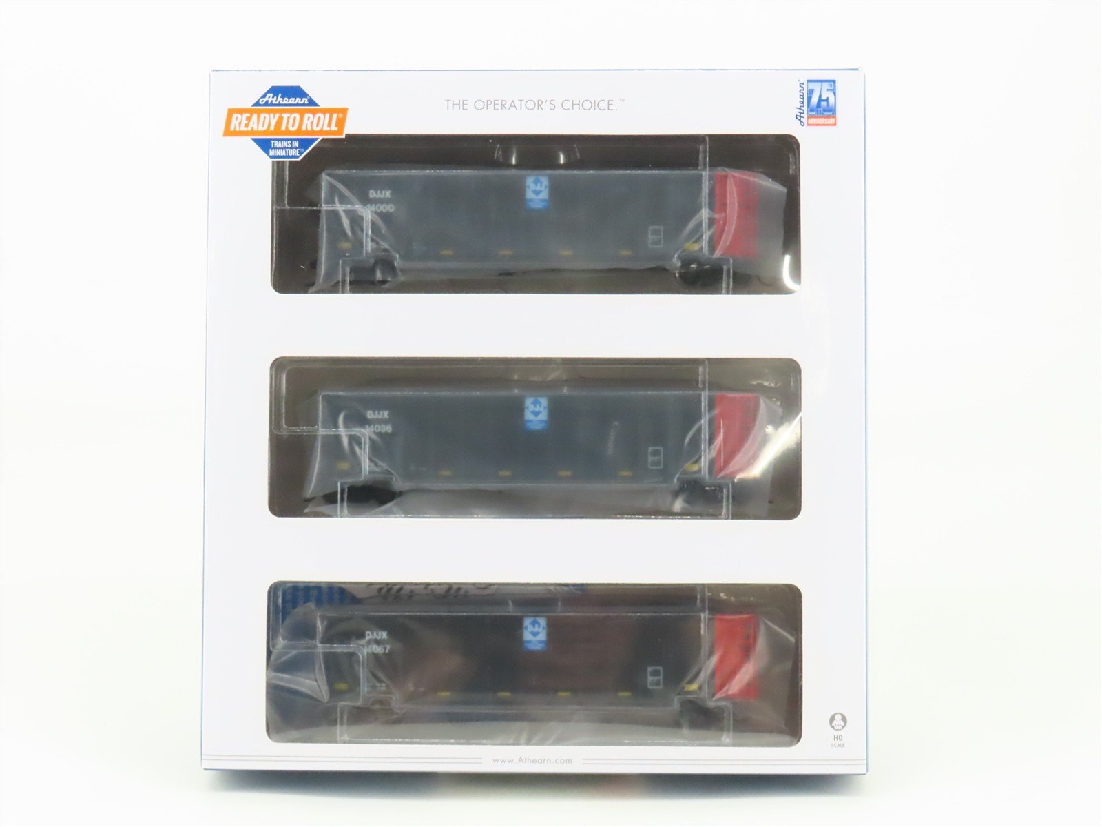 HO Athearn ATH7472 DJJX David J Joseph 50' Coal Gondola w/ Load 3-Pack Sealed
