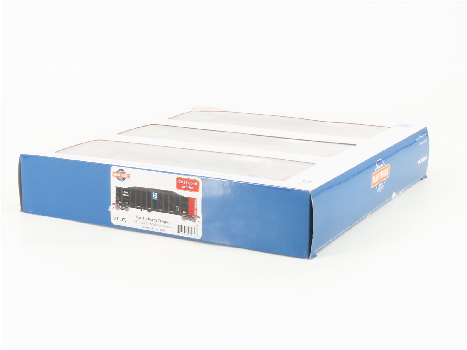 HO Athearn ATH7472 DJJX David J Joseph 50' Coal Gondola w/ Load 3-Pack Sealed