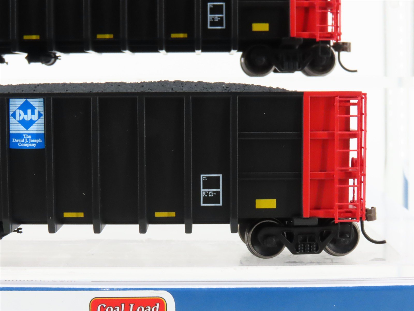 HO Scale Athearn ATH7472 DJJX David J Joseph Company Coal Gondola w/ Load 3-Pack