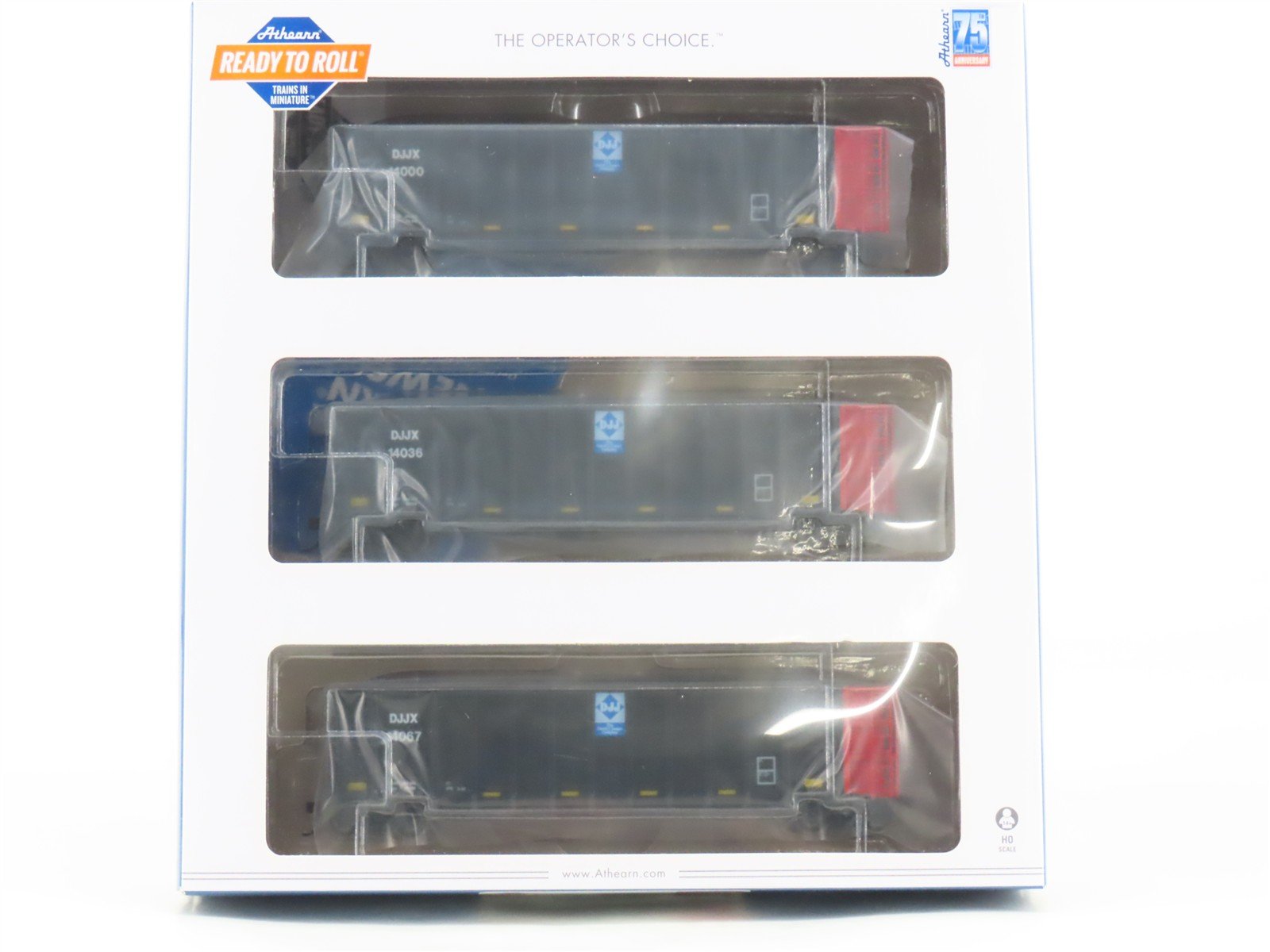 HO Scale Athearn ATH7472 DJJX David J Joseph Coal Gondola w/ Load 3-Pack Sealed