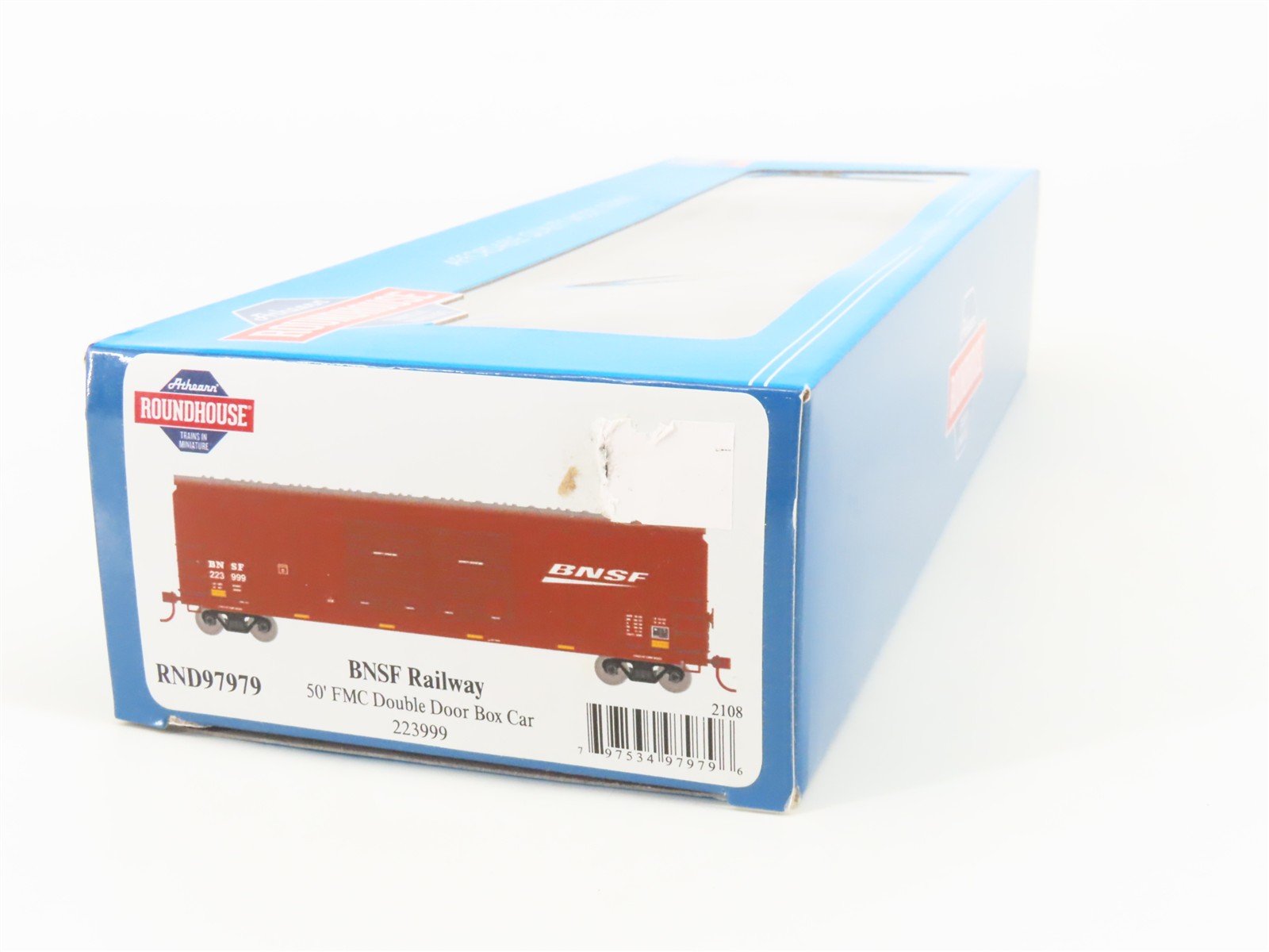 HO Athearn Roundhouse RND97979 BNSF Railway 50' Double Door Box Car #223999